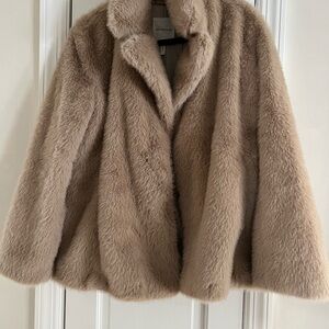 Avec Les Filles Women's Cream Teddy Jacket